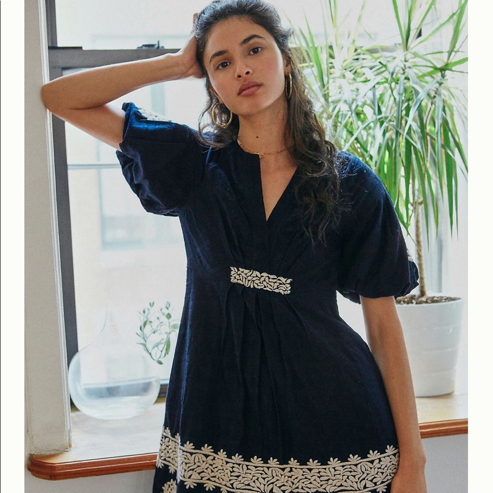 Anthropologie Orla Embroidered Mini Dress 4